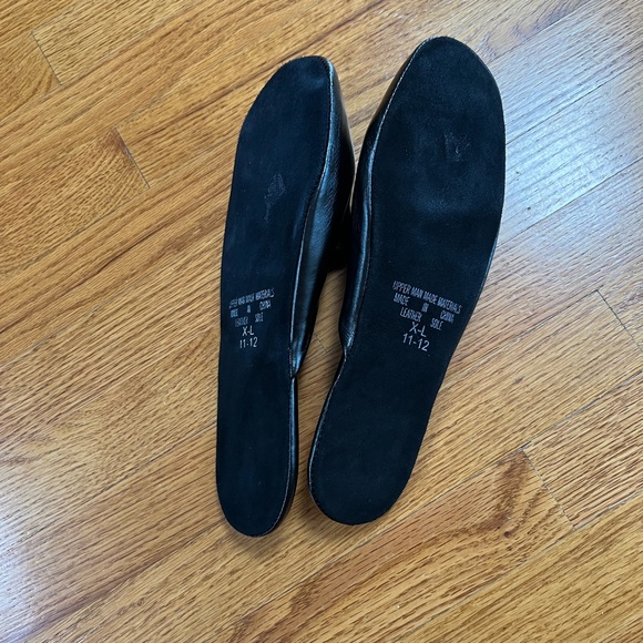 - Leather Air Travel Slippers 11/12 - Picture 3 of 3